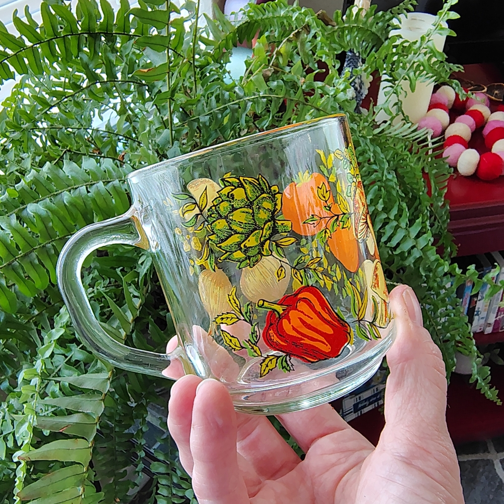 Vintage Aroroc France Glass Mug - Picture 4 of 6